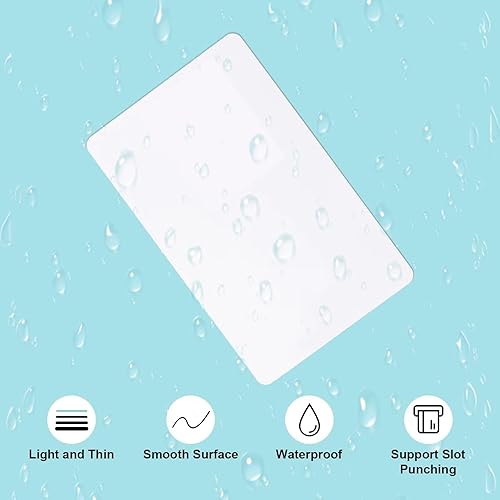 Miniatura 4 de Paquete de 10 tarjetas de PVC en blanco de alta calidad  CR80 de 30 mil tarjetas de plástico blanco de calidad gráfica para impresoras de tarjetas