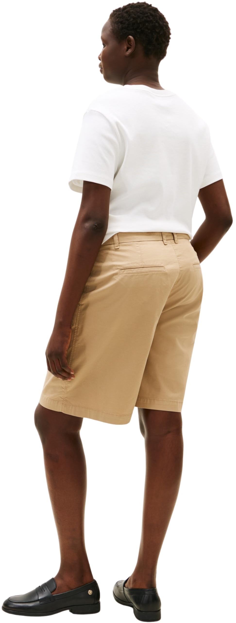 Tommy Hilfiger Damen CRV CO Blend GMD Chino Short WW0WW46084 CRV Co Blend GMD Chino Short Ww0ww46084