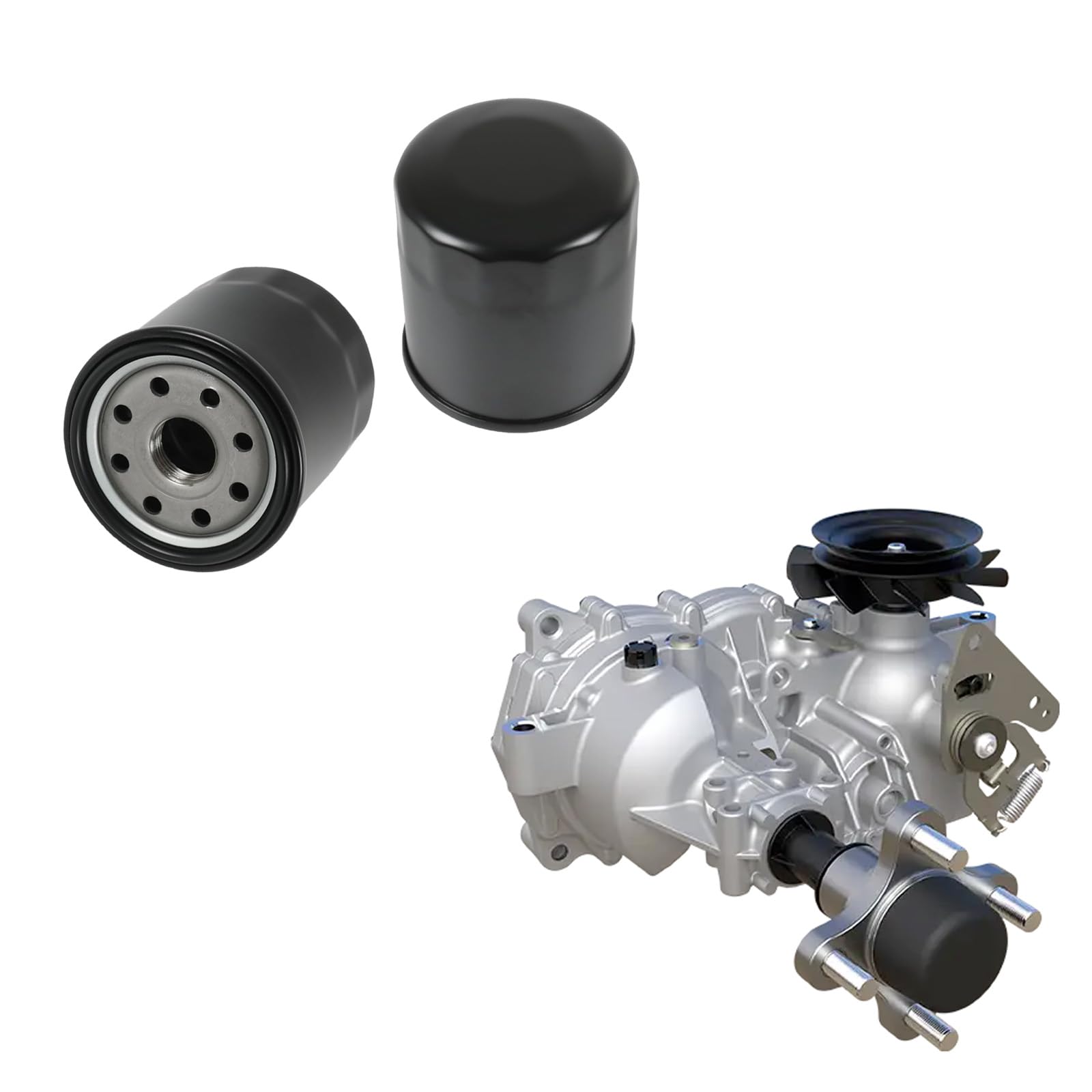 4 filtros de aceite 109-3321, piezas de repuesto para cortacésped, accesorios de motor compatibles con Hydro-Gear 52114, Ariens 21545100 y Bad Boy 063-1050-00