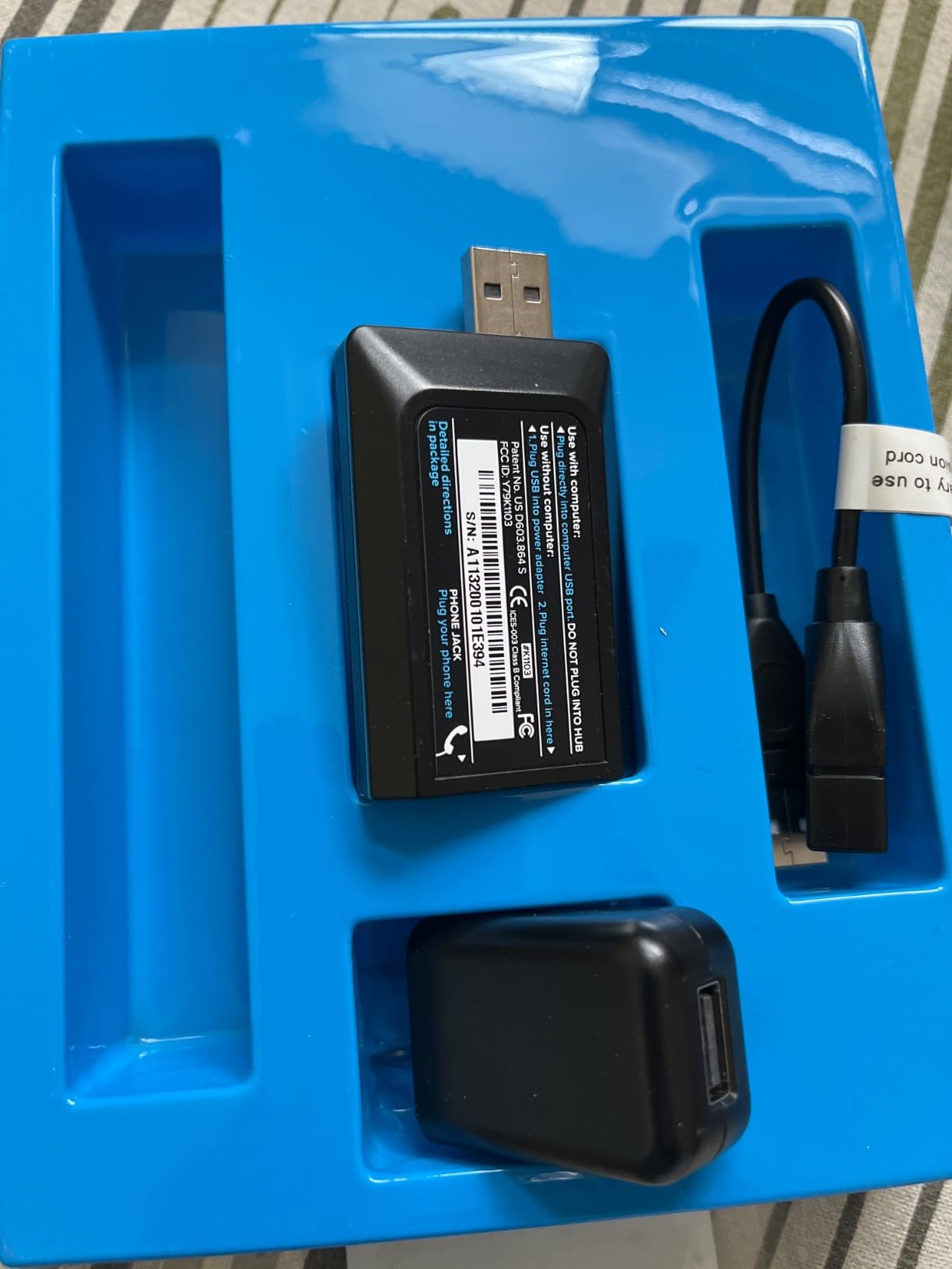 Magicjack Go K1103 Digital Phone Service Device (Unlimited Calls for 12 ...