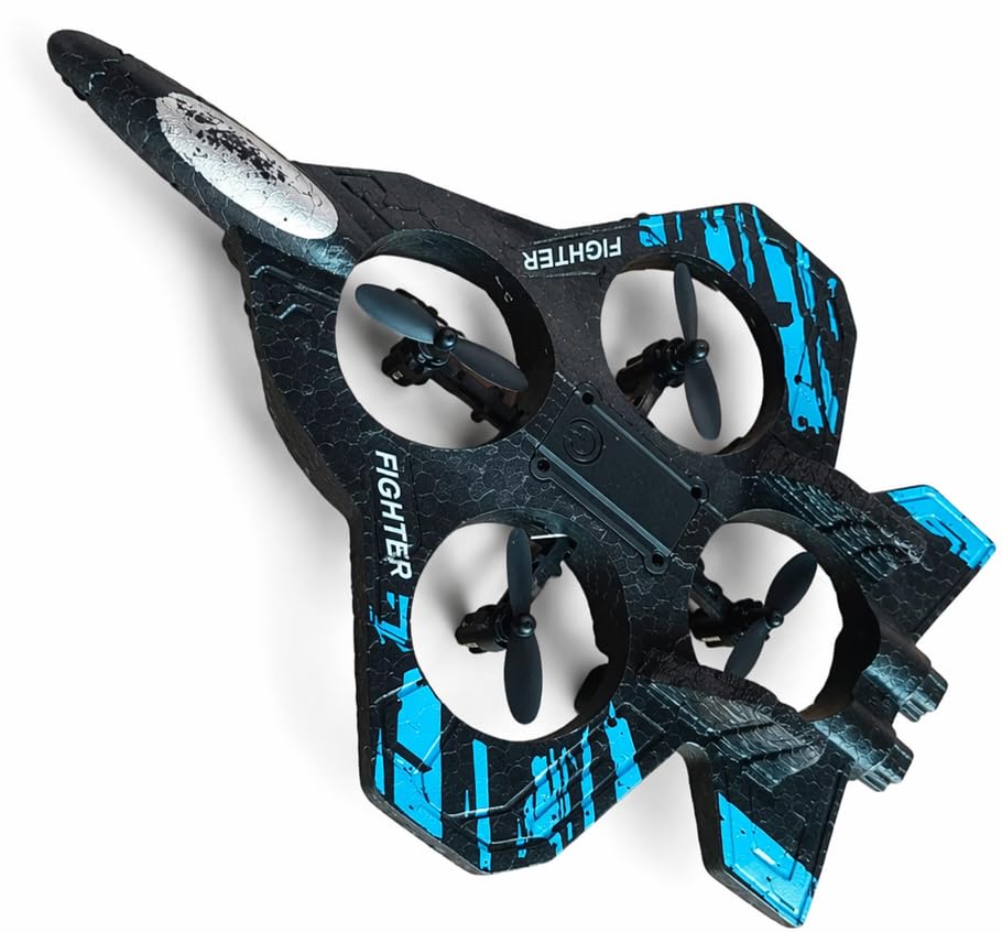 Image of Arrostar RC Fighter Jet Drone, Remote Control Aircraft, Indoor and Outdoor Flying Toy