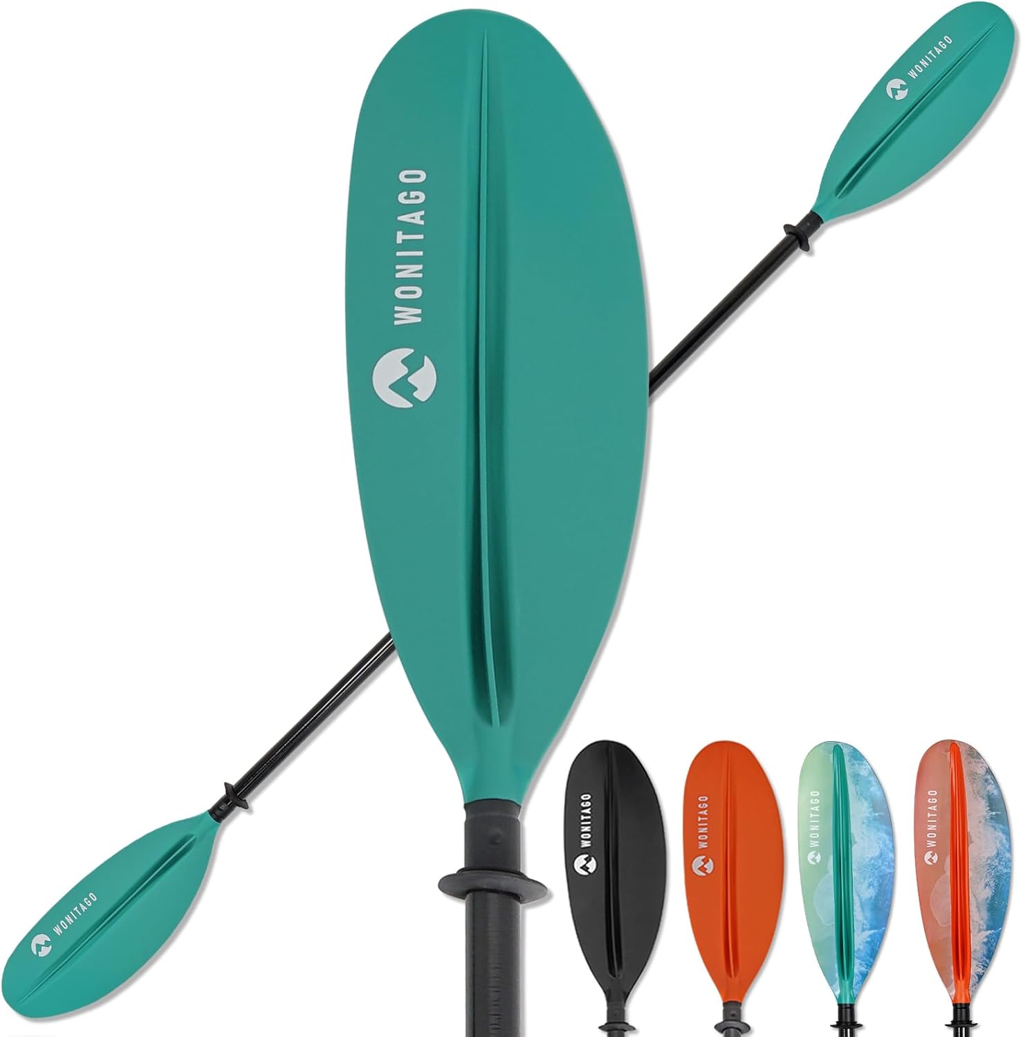 Kayak Paddles with Fiberglass Shaft and Reinforced PP Blade, Floating Adjustable Kayaking Oars, 3 Piece, 220-240 cm/86-94 Inches, 240-260 cm/94-102 Inches Kayak Paddles with Fiberglass Shaft and Reinforced PP Blade, Floating Adjustable Kayaking Oars, 3 Piece, 220-240 cm/86-94 Inches, 240-260 cm/94-102 Inches