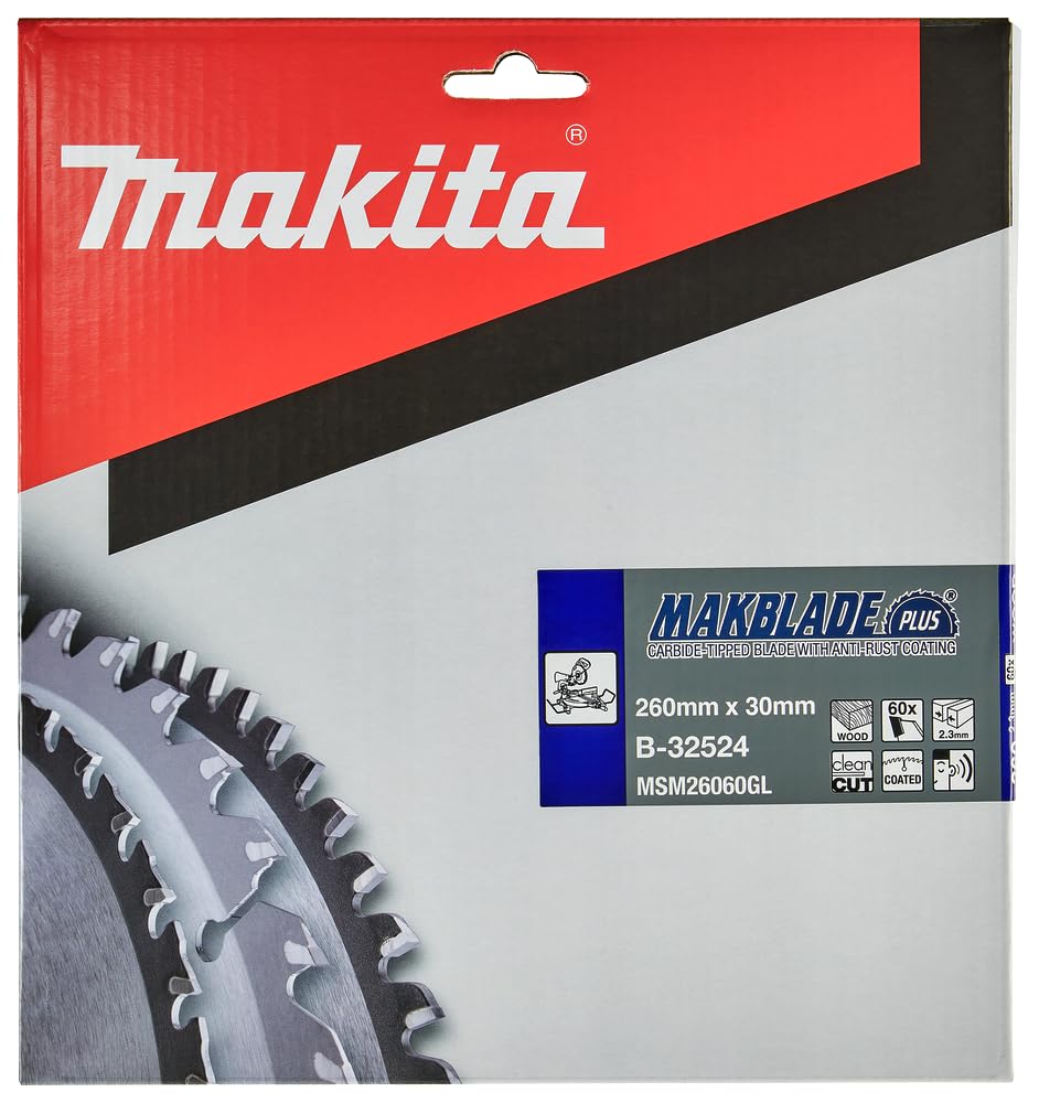 Makita B-32524 Makbllade + pióro 260 x 30 x 60 Z, 32 x 370 mm