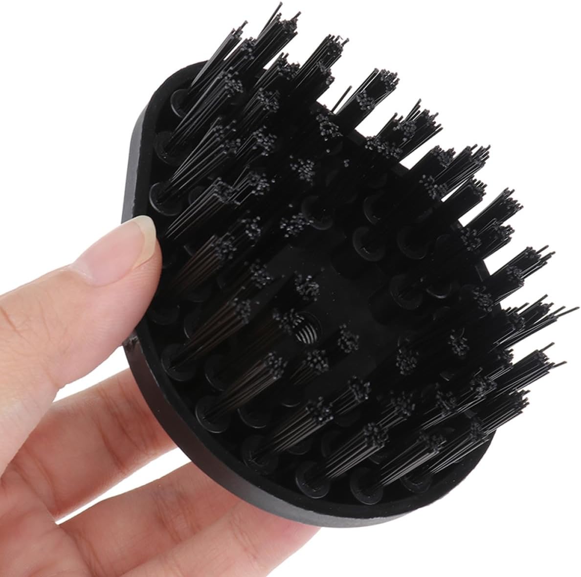 5pcs Detachable Steam Cleaning Brush Heads Replacement Attachments for Handheld Steam Cleaner Plastic Brush Set for Home and Commercial Use