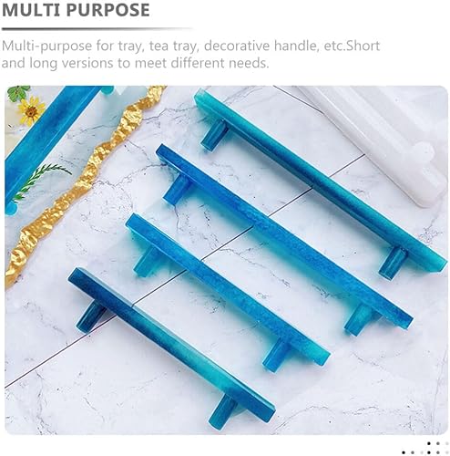 Miniatura 8 de EXCEART Molde de para Resina Molde de Silicona Moldes de Fundición Epoxi Molde de Epoxi Molde de Mango de Epoxi Moldes de Mango de Silicona Molde