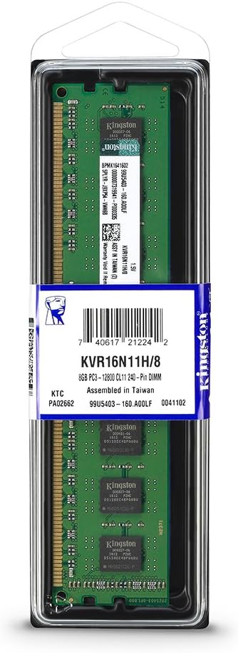 KVR16N11H/8 Review: 8GB DDR3 1600MHz DIMM Testado por 30 dias
