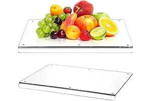 Acrylic Cutting Board for Kitchen Counter, 17 X 13 Inch Non Slip...