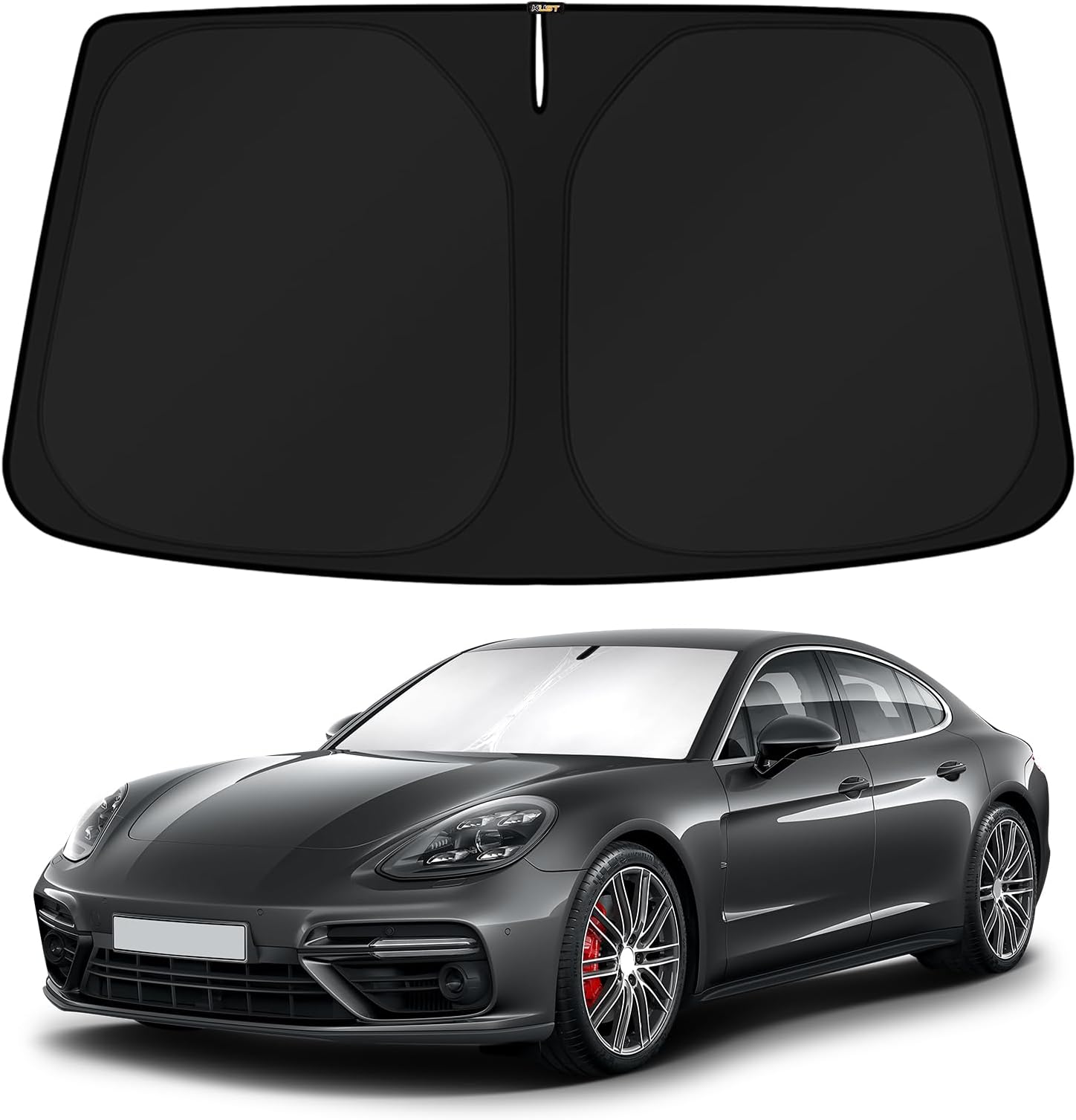 Windshield Sun Shade for 2017-2024 2025 Porsche Panamera Sedan Accessories Custom Fit Sunshade Sun Visor Protector Foldable Blocks UV Rays Keep Your Car Cooler