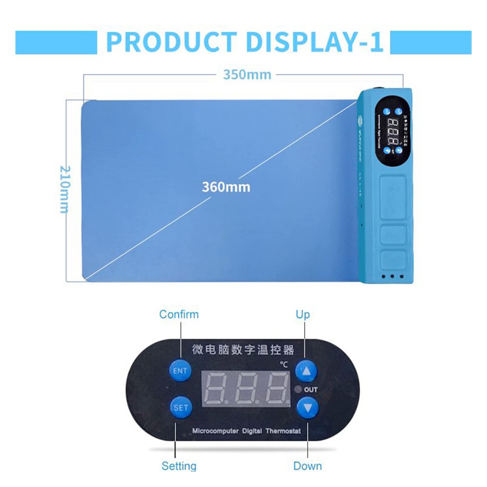 Il più nuovo schermo LCD separato fase di riscaldamento separatore strumento di riparazione Tablet cellulare S-918E per principianti fai da te(Type)
