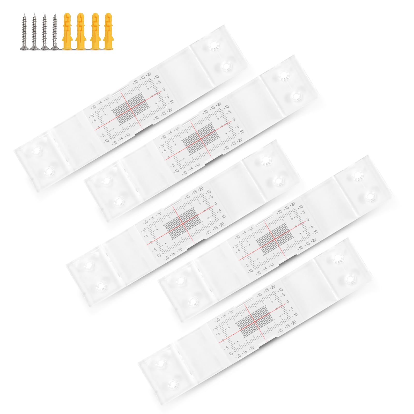 Concrete Crack Monitor, Crack Monitoring Record Standard Tell-Tale Crack Monitor for the Standard and Corner Tell-Tale (5 PCS)-image-12