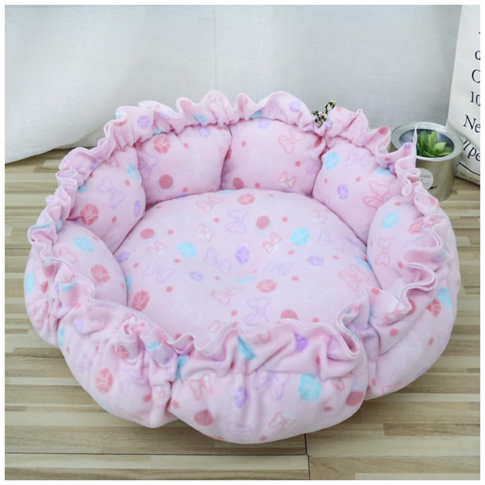 YOUCAI Dog Bed Washable, Soft Cosy Dog Sofa Bed Puppy Bed Cat Sofa Bed for Small Medium Large Pets, Soft Cushion Round Nesting Cave Bed,18,70cm