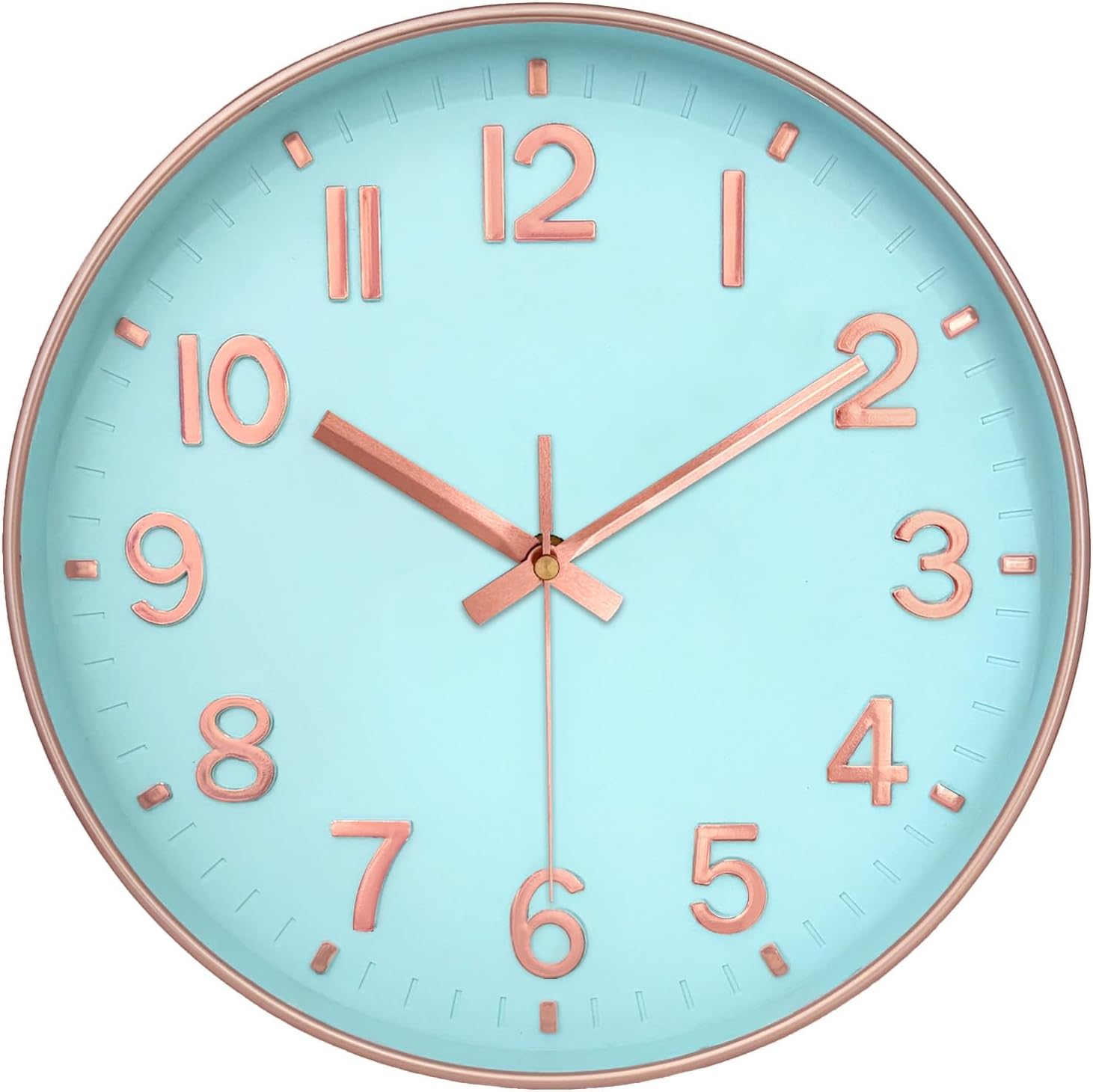 Amazon.com: Mabpedo Wall Clock, 8 Inch Wall Clocks Battery Operated ...