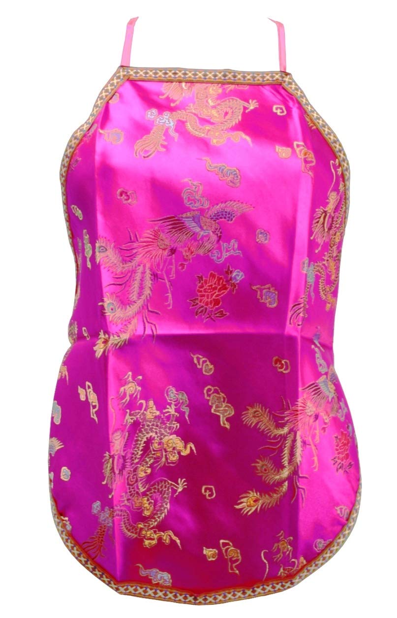 Amazon | [ゆの美] 肚兜 中国の伝統的なキャミソール 桃 龍・鳳柄