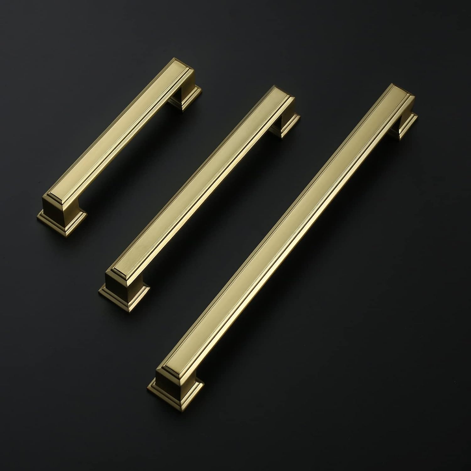 AOOTOCH 10 Pack 5 Inch Golden Champagne Cabinet Pulls Kitchen Cabinet Handles Kitchen Handles for Cabinets Cupboard Hanldes Dresser Pulls