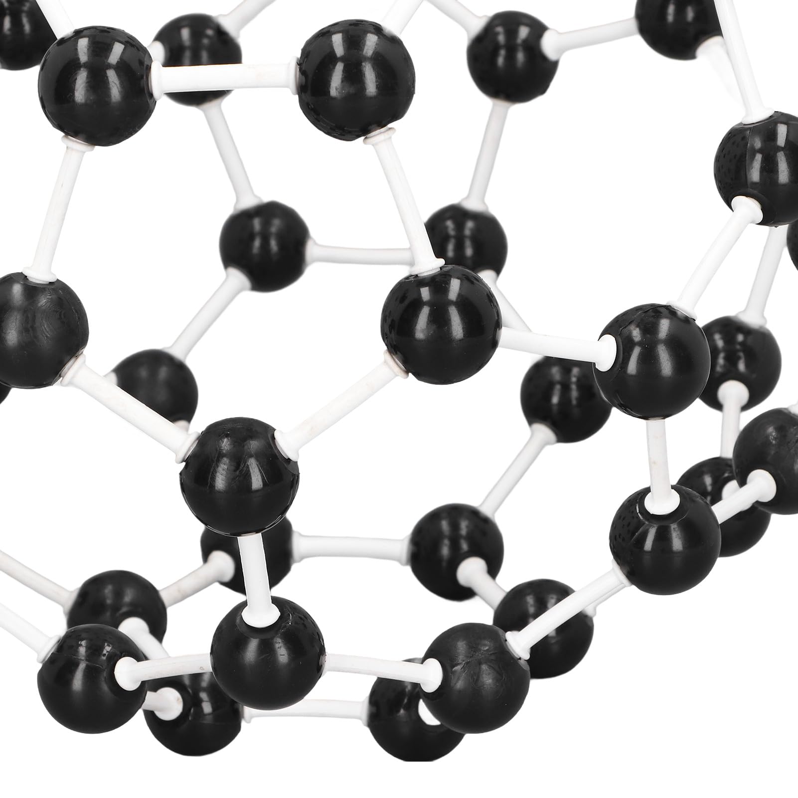 Kit Modello di Struttura Molecolare C60 per Strumenti Didattici di Chimica Plastica Resistente con 12 Atomi di Carbonio per L'istruzione in Classe
