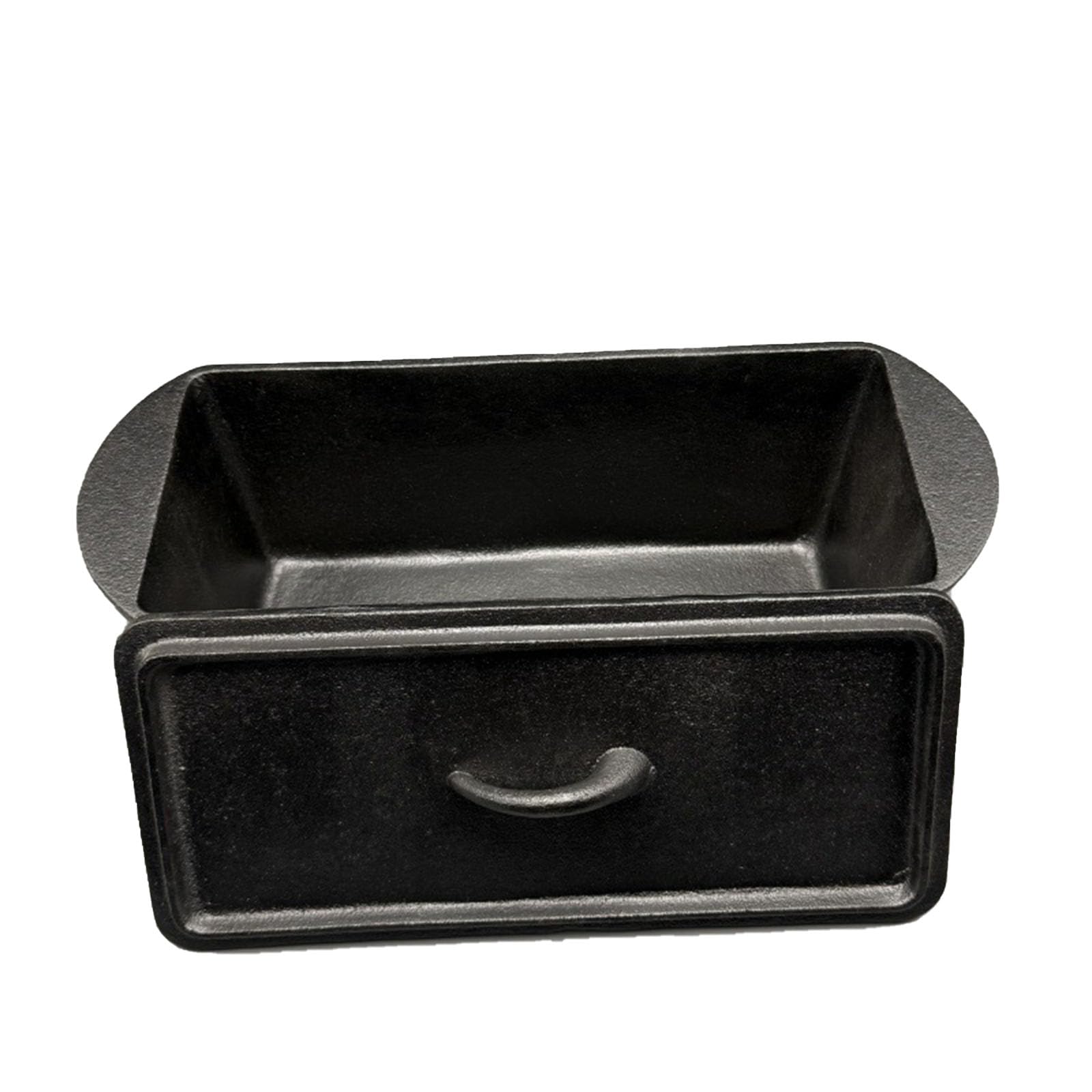 Étendue permanente de pain en fer forgé avec poignées et protection pour la cuisson, excellente répartition de la chaleur, 35 x 14 x 12 cm