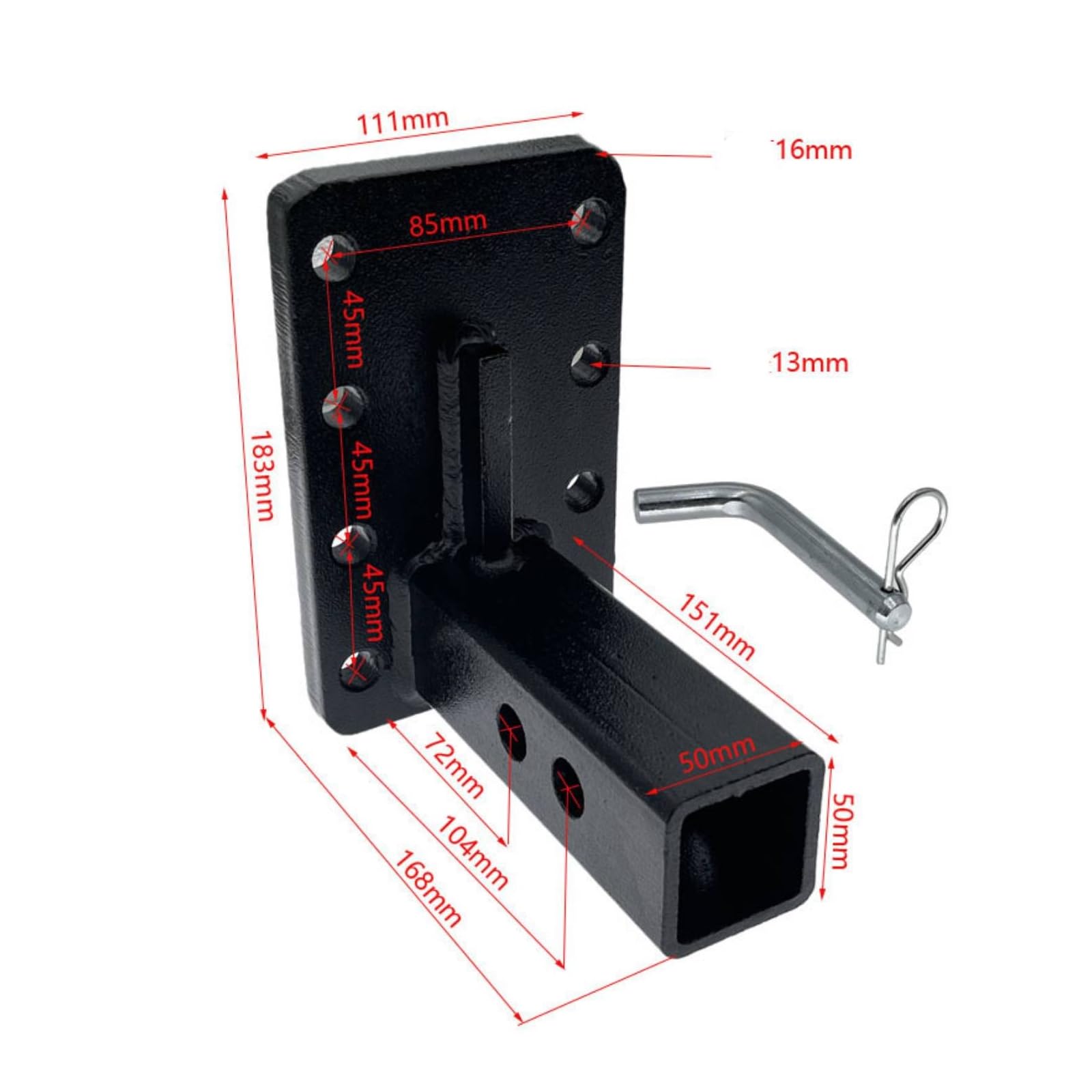 Almencla Enganche de Towing para Vehiculo con, Style to 2