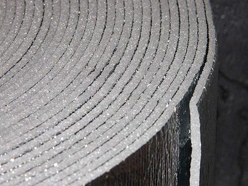 US Energy Products (0.118 in) Escudo de aislamiento de espuma reflectante, escudo térmico, barrera radiante de aislamiento térmico, 2 pies x 50 pies