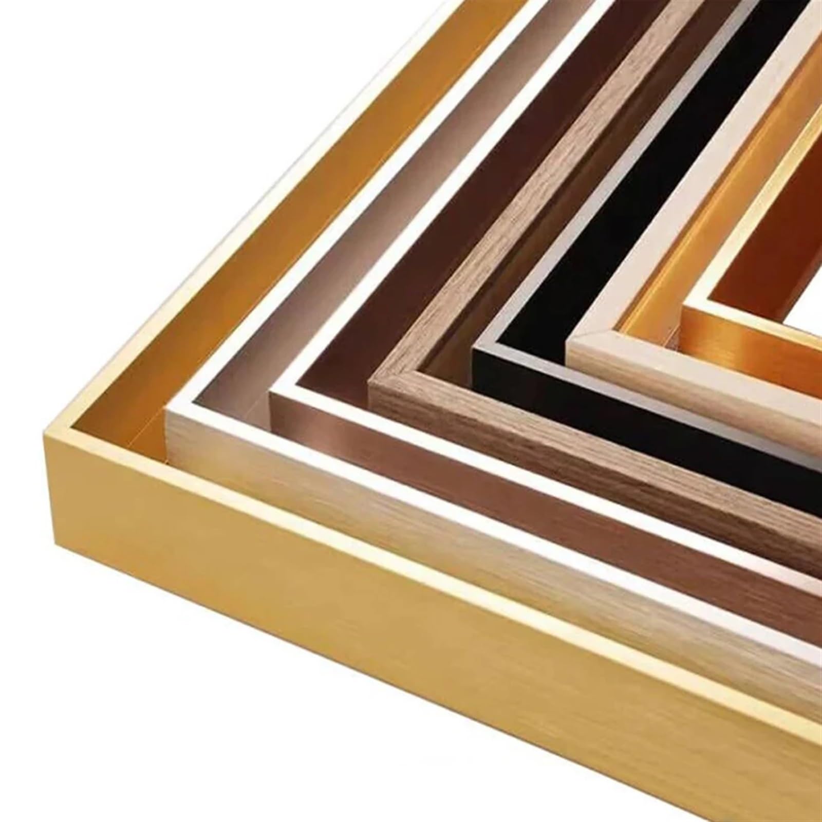 Cadre en bois pour peinture artistique et décoration maison de galerie d'école