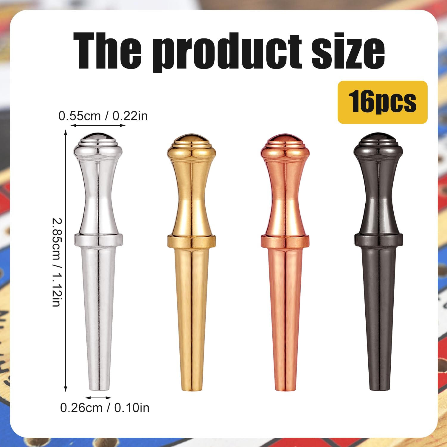 16pcs Cribbage Pegs - Image 2
