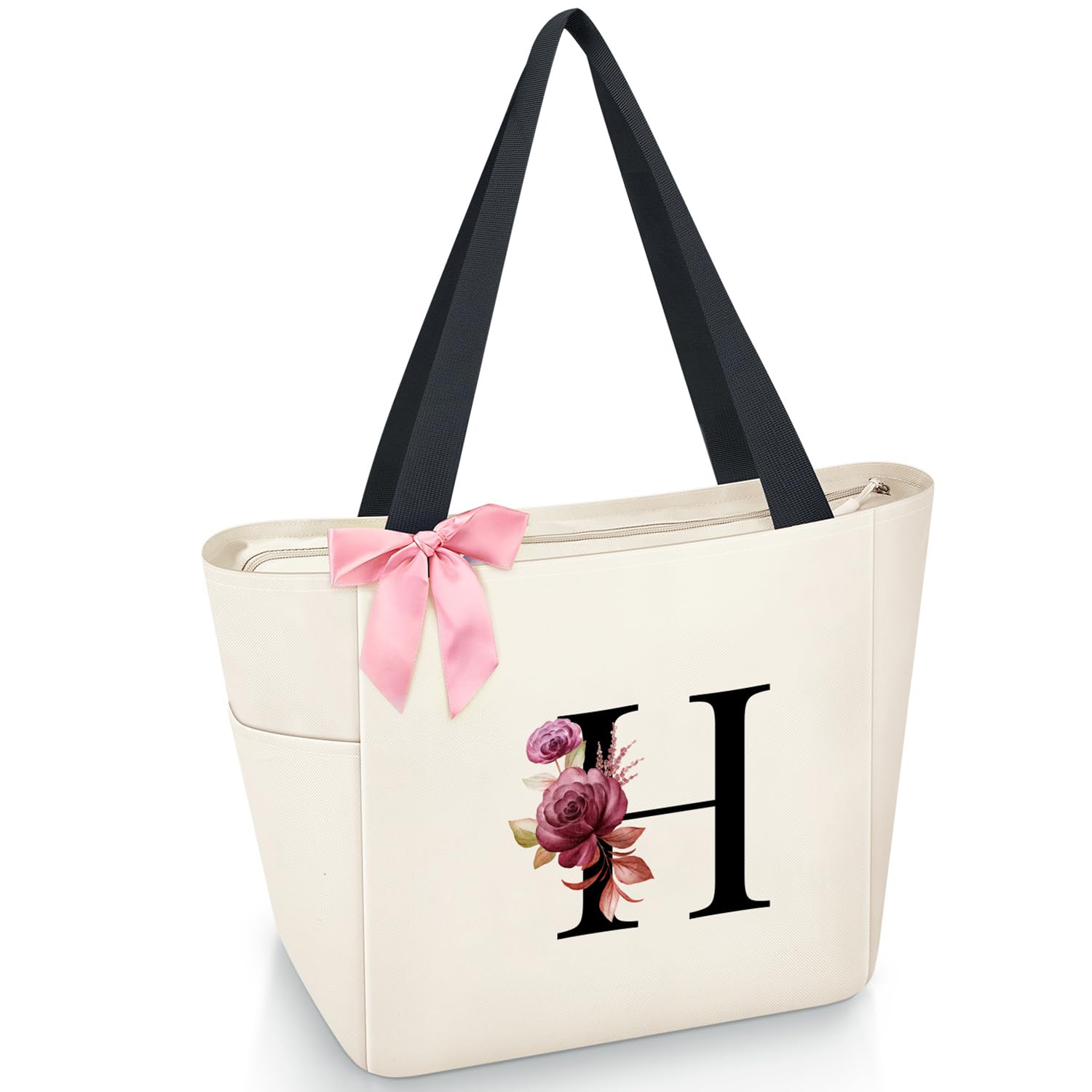 Vavabox Handtasche Damen A-Z Reißverschluss Schultertasche, Geschenke für Damen,Bräute und Brautjungfern,Arbeit,Reisen,Einkaufen,Schule