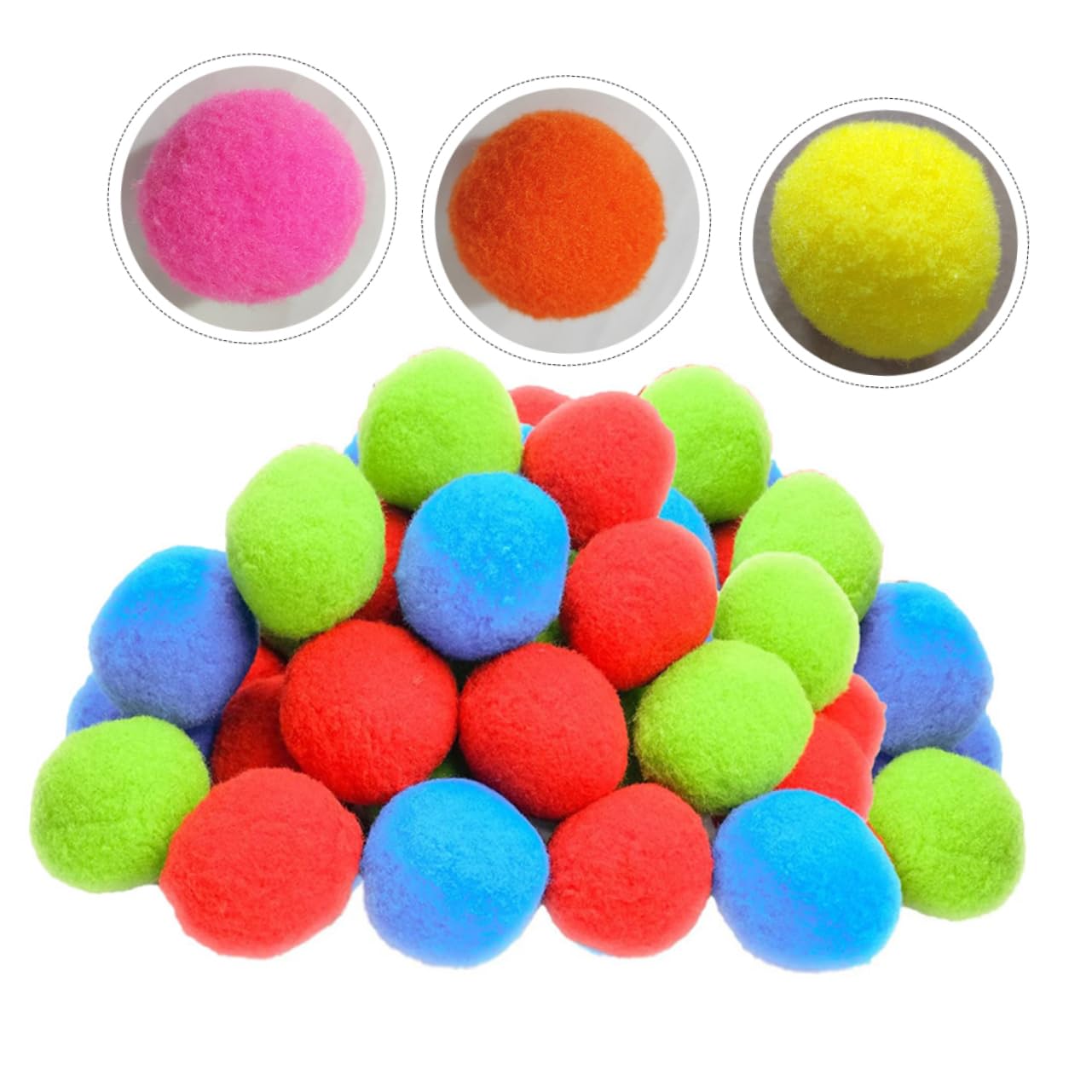 HOOTNEE 60pcs for Pool Games Fun Backyard Swimming Activity Improves Hand Eye Coordination Multiple Uses and Break Resistant for Hot Summer Days
