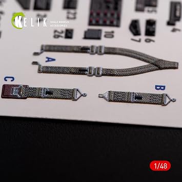 Reskit Kelik K48015 1/48 P-47D Razorback Interior 3D Decals for Tamiya kit