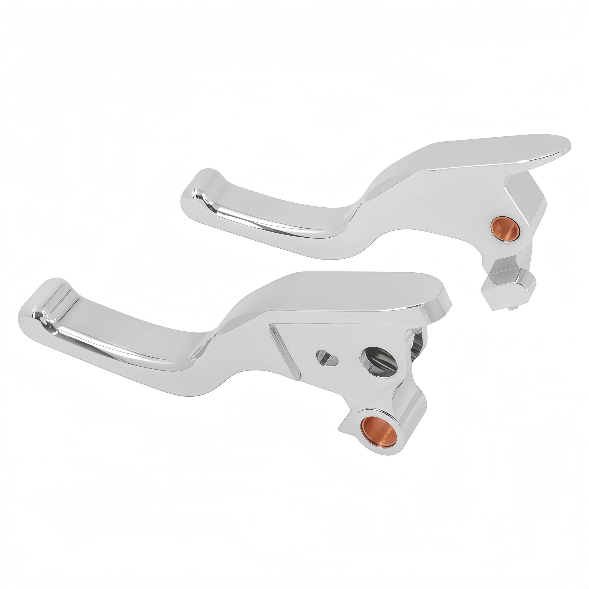 Palancas de embrague cortas de 3 dedos para solucionar fatiga en Harley Softail