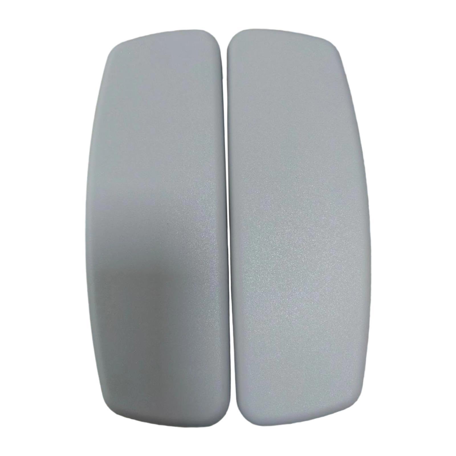 perfeclan 2Pcs Office Chair Replacement Pads, Office Chair Armrest Arm Pads, Office Chair Replacement TPU Accessories Waterproof Soft and Comfortable Easy to Install Office Chair Arm Rest Gray