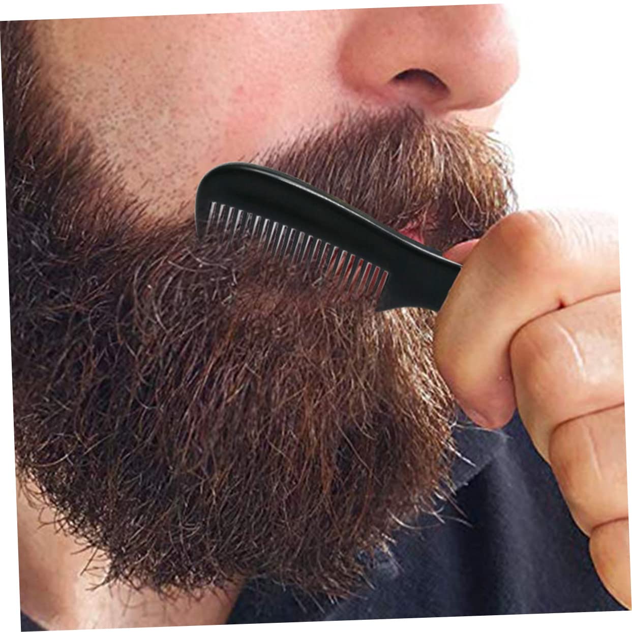 Ipetboom 4sets Men's Hair Comb Pocket-sized Beard Comb Brush Styling Tool Portable Grooming 10pcs*4