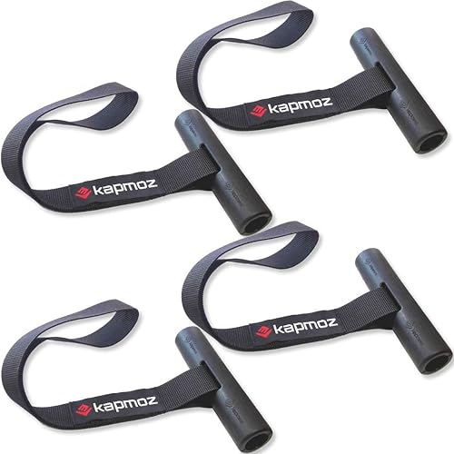 Bucles rápidos para capó, anclaje para cajuela, kayak, correas de amarre para canoa, transporte de canoa, punto de amarre seguro, 2 pares