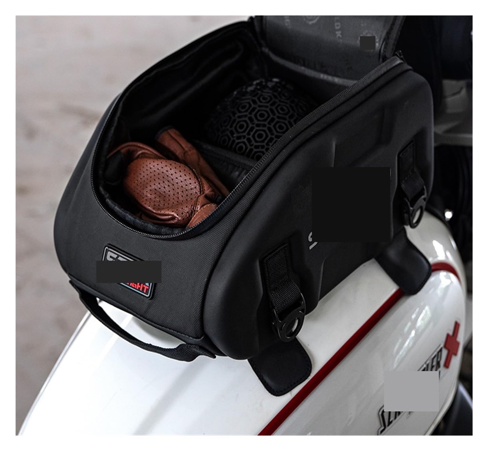 Sac Réservoir Moto Magnétique Aramox 1680D - Étanche, Poches Multiples | Universel Pour Toutes Motos