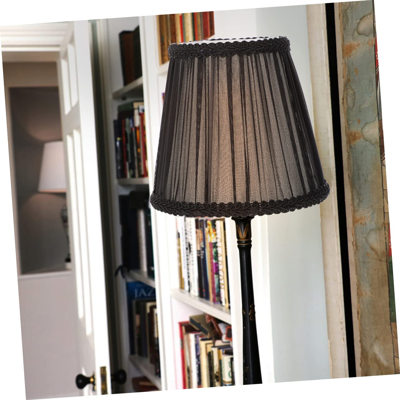 OSALADI Lot de 6 Abat-jour en Tissu à Clipser pour Lampe sur Pied et Lampe de Bureau, Couverture Légère Décorative pour Chambre et Salon, Style Simple Chic