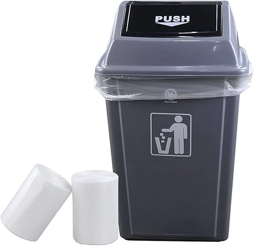 Miniatura 4 de Idotry - Bolsas de basura transparentes de 13 galones de alto para cocina, 100 unidades