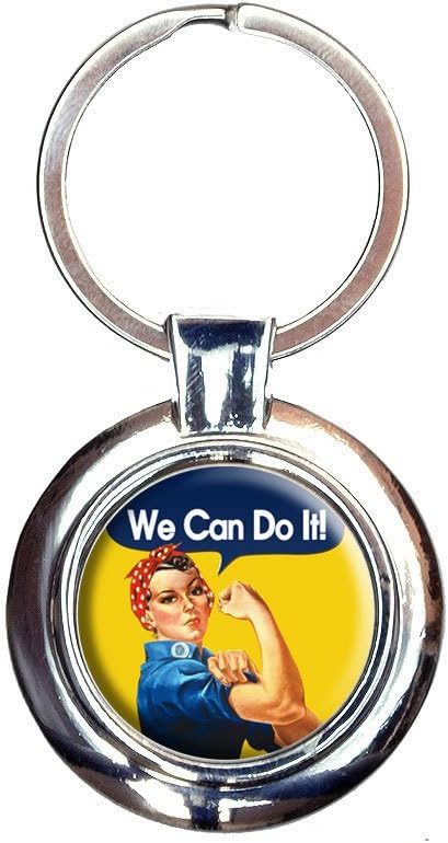 Rosie The Riveter We Can Do It Keychain Key Ring