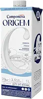 Camponesa Leite UHT Sem Estabilizantes Integral Origem 1L