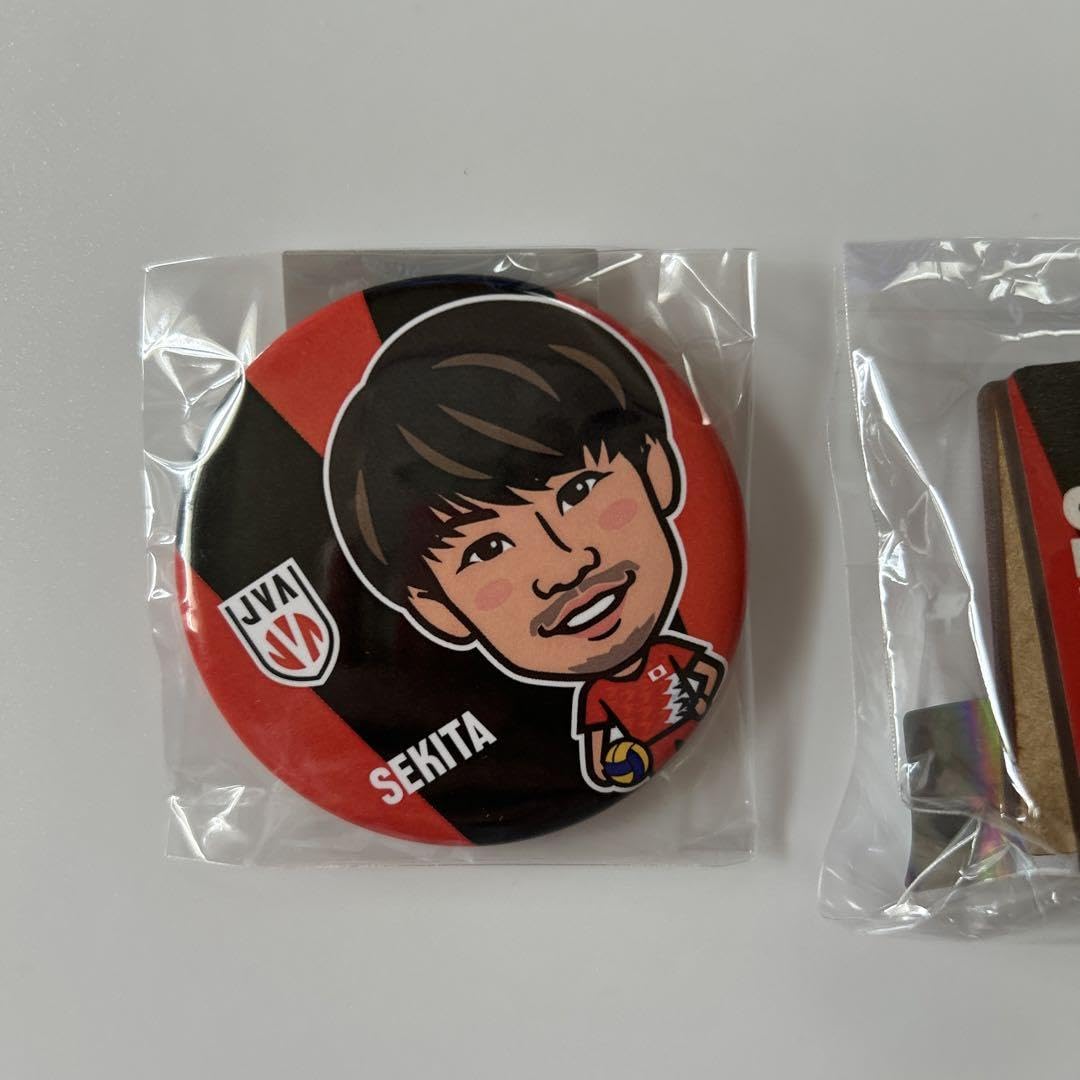 関田誠大選手 缶バッジ 男子バレーボール 関田誠大選手 缶バッジ ネーションリーグ 2個