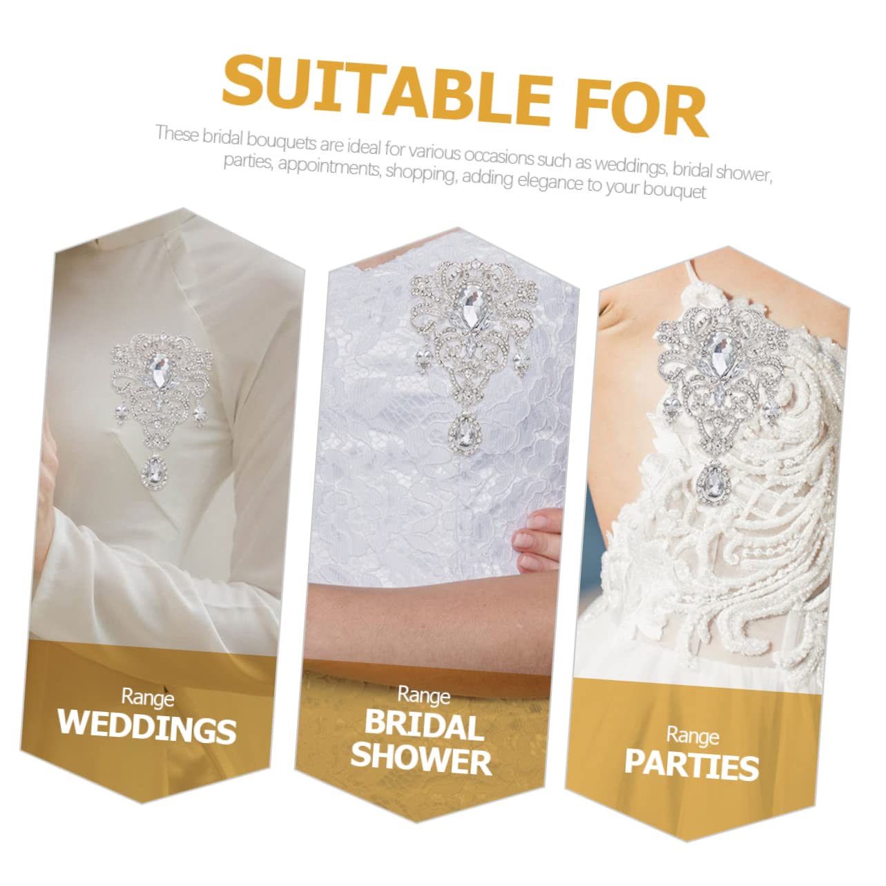 Festival Broschen Frauen Silber Strassbrosche stilvolle Corsage Pin für Kleidung und Dez.