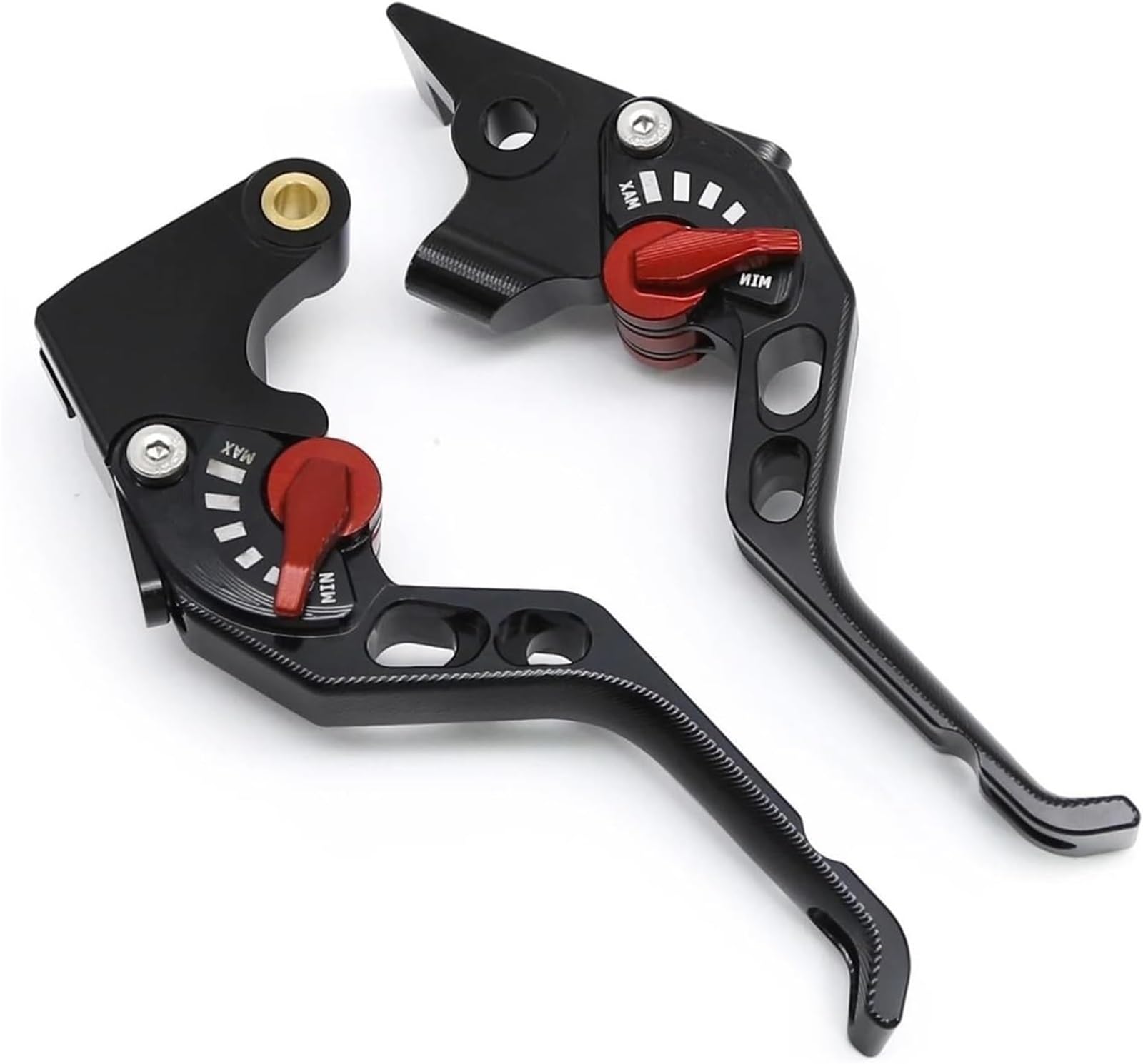 Embrague de motocicleta sin holguras y palancas de freno negras para YZF-R7 y MT10