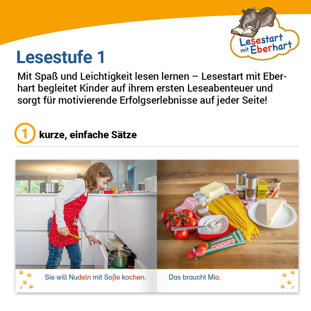 Paket Lesestart mit Eberhart, Lesestufe 1: Komplettbezug Heft 1-10: Themenhefte für Erstleser, Lesestufe 1