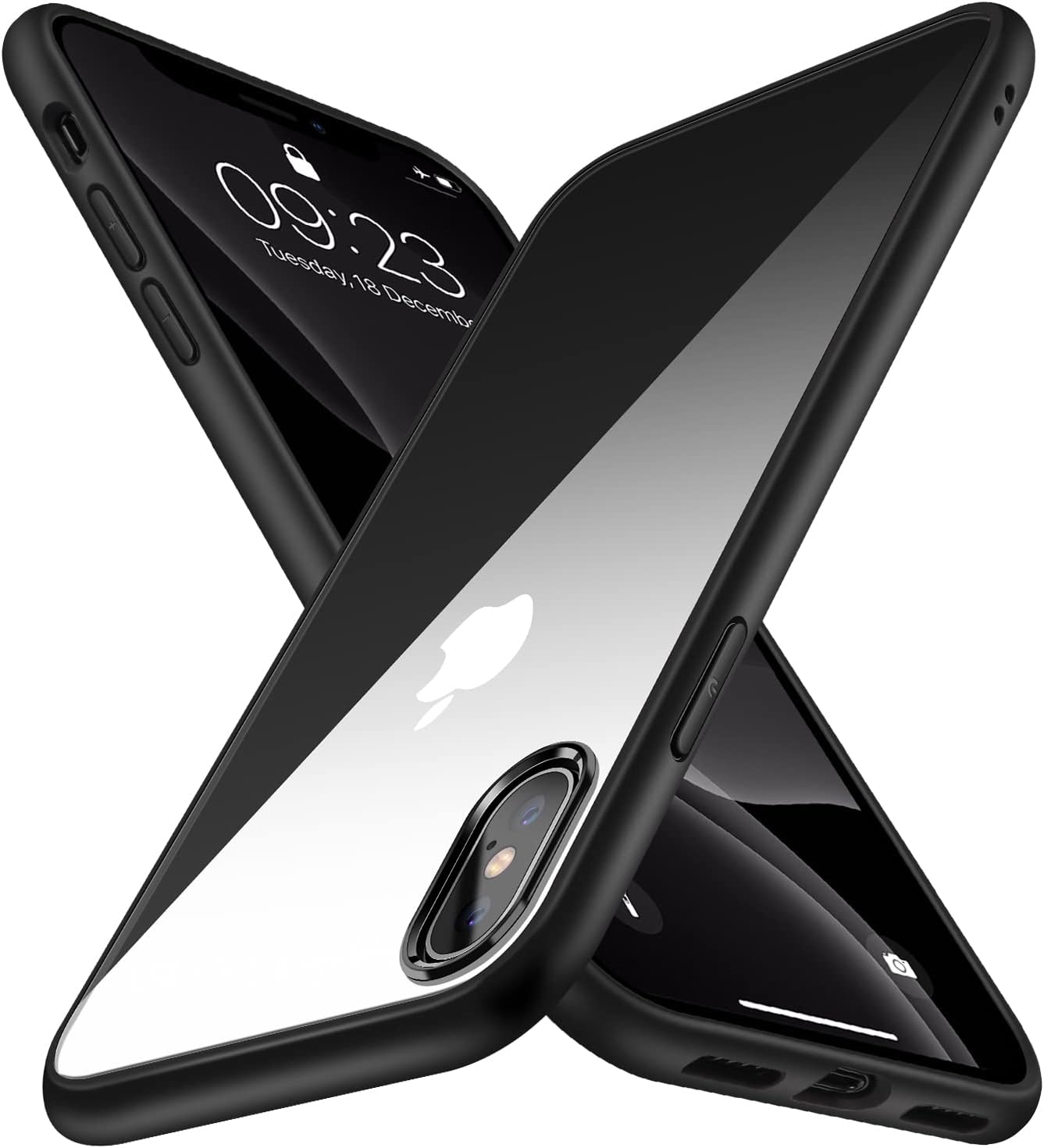 TENDLIN Coque Compatible avec iPhone XS Max Dos en Polycarbonate Rigide