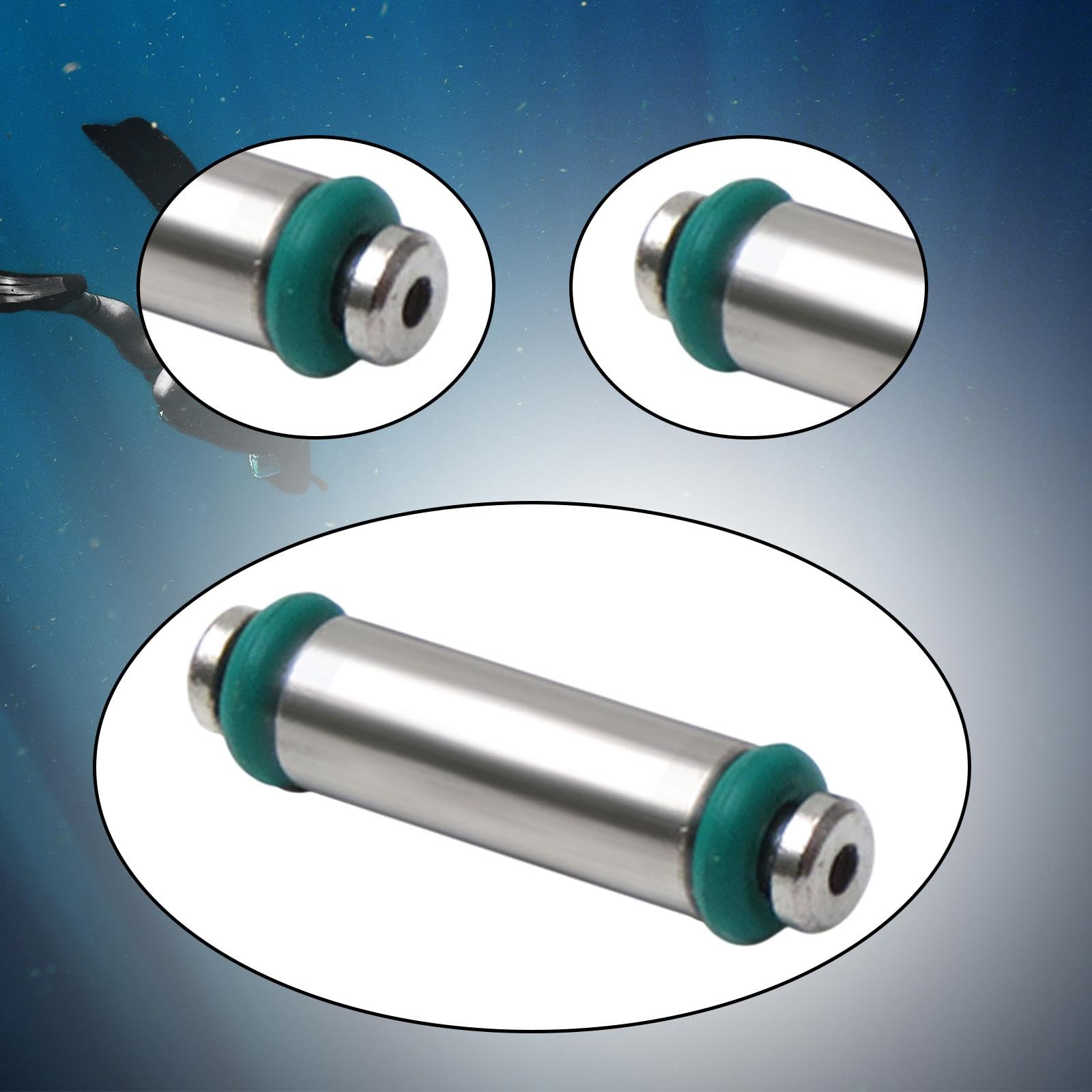 QSTDGVPW Scuba Diving Inflator Valve Core Repair Tool Pressure Hose Adapter,Equipment,for Outdoor, Green