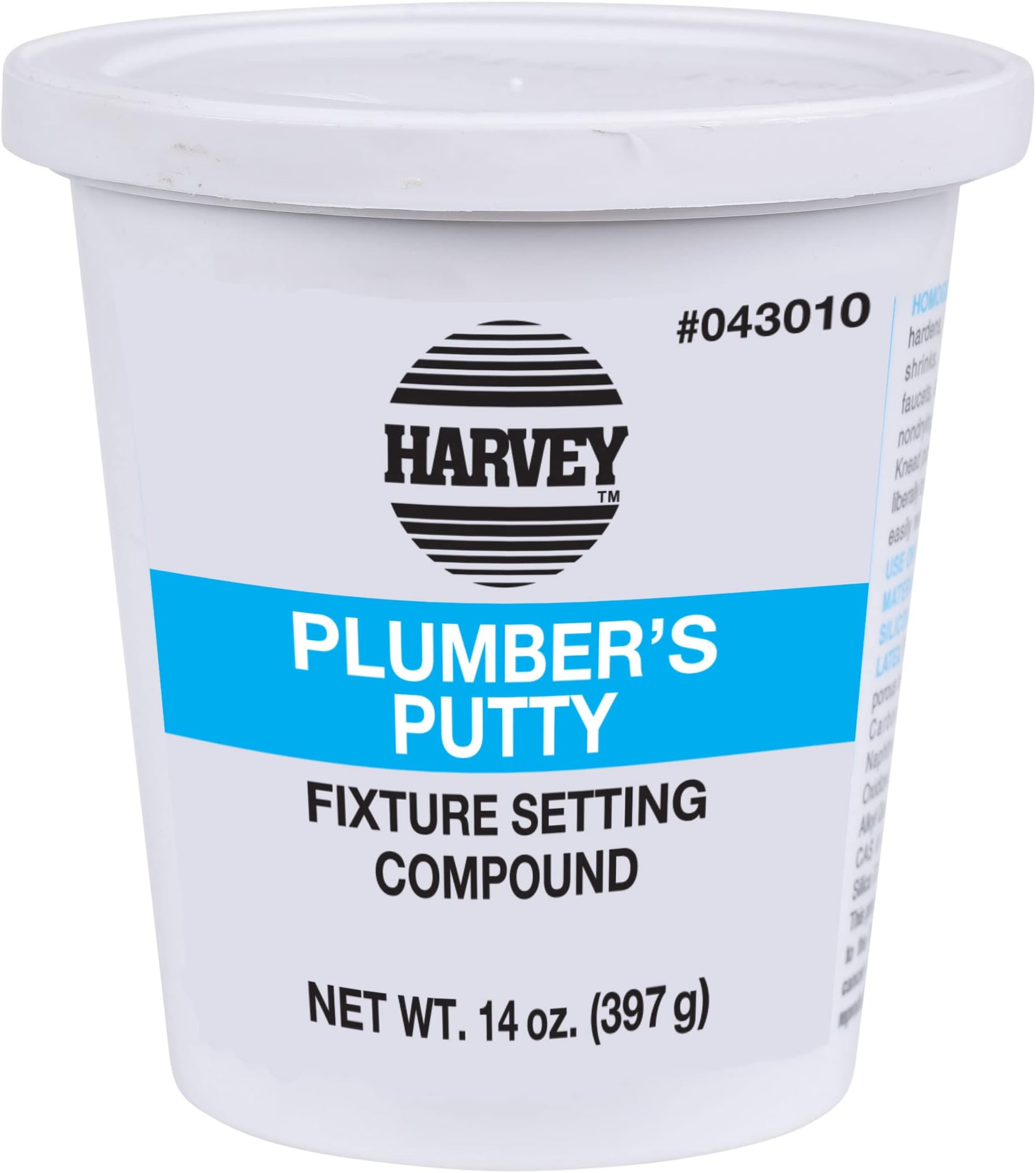 WM Harvey 043010 Stainless Plumbers Putty, 14 oz
