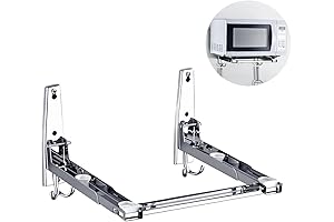 EsLuker.ly Universal Microwave Oven Wall Mount Bracket for Kitchens