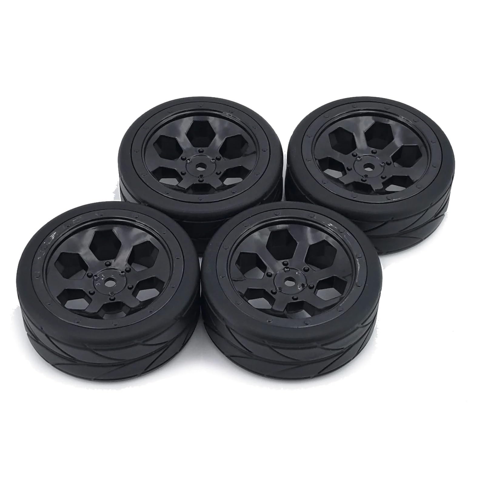 Neumático RC para Wltoys 144001 para HSP para Trx4m para Racing 1/14 1/12 1/10 4 Uds 65mm Neumáticos Llanta Goma 1,9 Pulgadas RC Drift Car Trucks Crawlers
