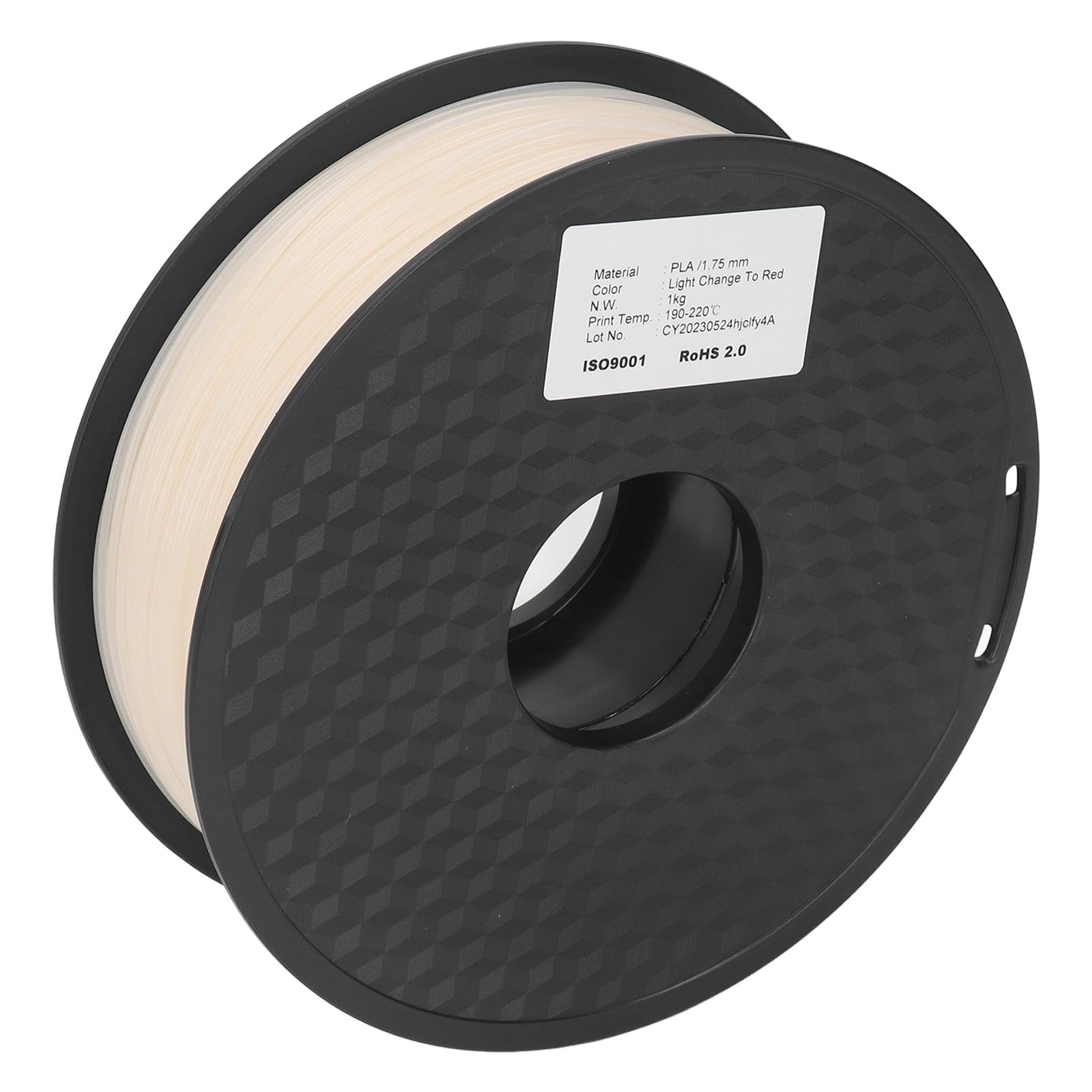 Filament do drukarki 3D 1,75 mm fotochromowy czerwony starannie nawinięty materiał PLA Materiały eksploatacyjne do druku 3D