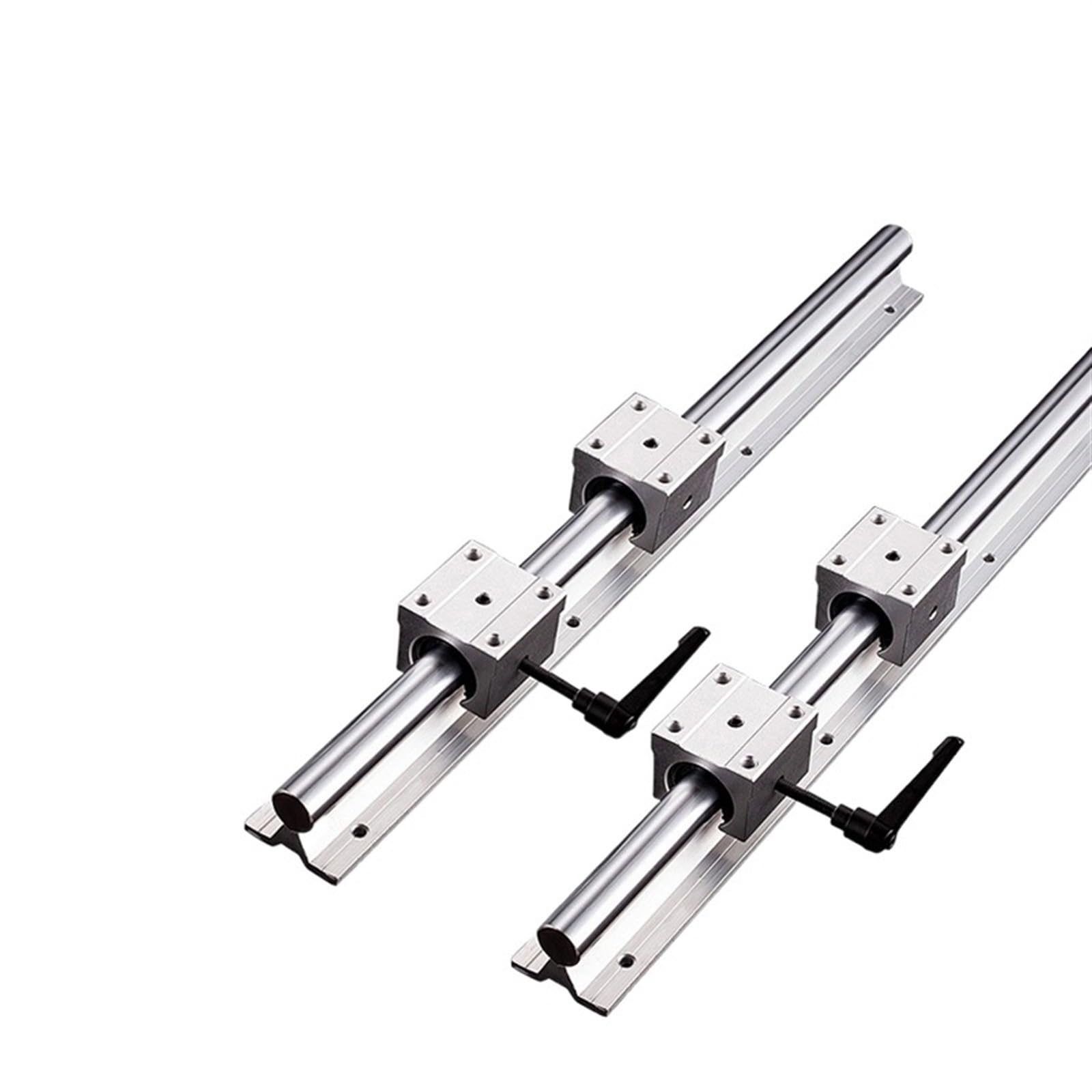 2 guide lineari SBR12 da 300 mm, 400 mm, 500 mm, 600 mm, 700 mm