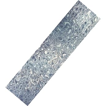 Knife Made of Stainless Damascus Steel Billet Empty Blade Bar for Custom DIY Knife Making