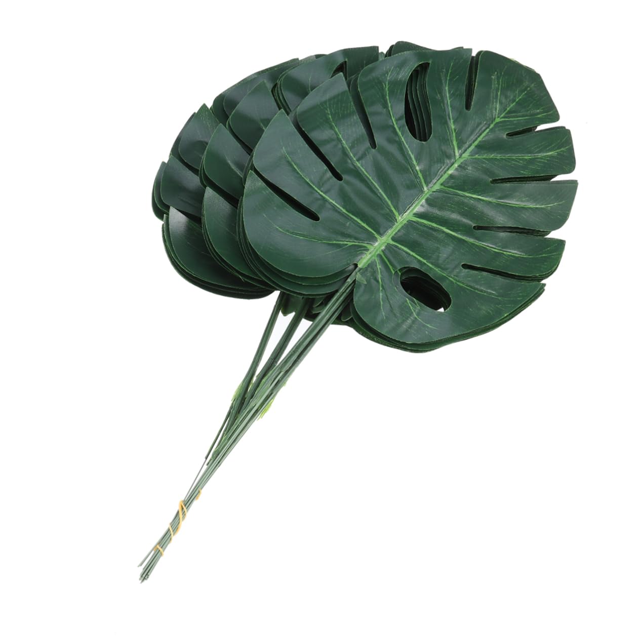 STOBAZA 60pezzi Foglie Artificiali Di Monstera Verde Confezione Da Decorazioni Per Casa e Giardino Per Composizioni Floreali e Atmosfere Tropicali