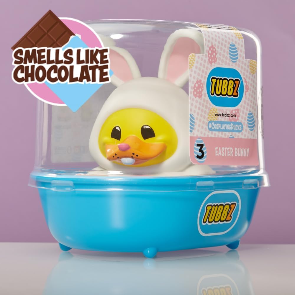 TUBBZ Easter Bunny Chocolate Scented Collectable Duck Vinyl Figure - Official Numskull Merchandise - TV, Movies & Video Games - Limited Edition